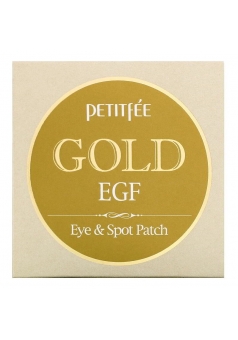 Гидрогелевые патчи для глаз с золотом Gold & EGF Eye Spot Patch 60 шт (Petitfee)