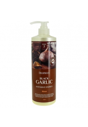 Бальзам для волос с черным чесноком Black Garlic Intensive Energy Rinse 1000 мл (Deoproce)