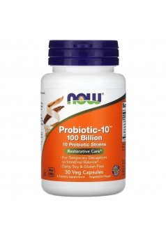 Probiotic-10 100 Billion 30 капс (NOW)