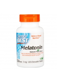 Melatonin Natural Mint Flavor 5 мг 120 жев.табл. (Doctor's Best)