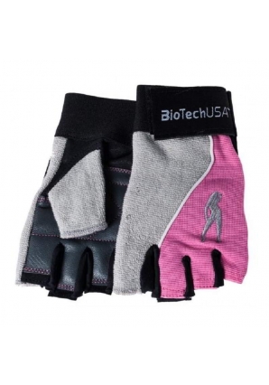 Перчатки FH Lady2 серо-розовые (BioTechUSA)