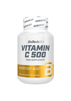 Vitamin C 500 мг 120 жев.табл. (BioTechUSA)