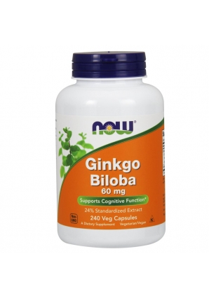 Ginkgo Biloba 60 мг 240 капс (NOW)