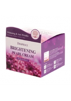 Питательный крем для лица с экстрактом жемчуга Brightening Pearl Cream 100 гр (Deoproce)