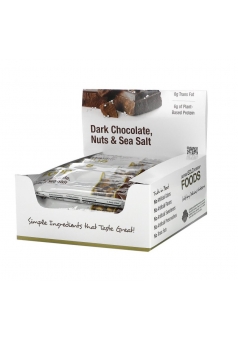 Батончики с черным шоколадом, орехами и морской солью 12 шт 40 гр (California Gold Nutrition)