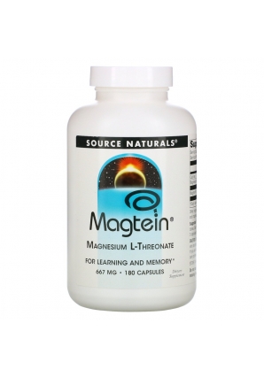 Magtein Magnesium L-Threonate 667 мг 180 капс (Source Naturals)