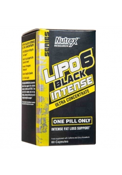 Lipo-6 Black Intense Ultra Concentrate 60 капс (Nutrex)