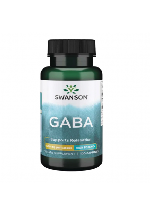 GABA 500 мг 100 капс (Swanson)