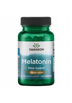 Melatonin 3 мг 120 капс (Swanson)
