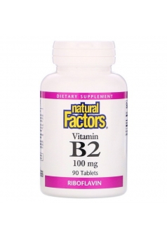 Vitamin B2 100 мг 90 табл (Natural Factors)
