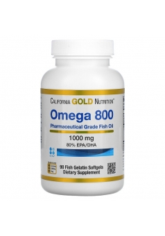 Omega 800 1000 мг 90 капс (California Gold Nutrition)