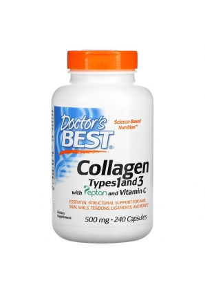Collagen Types 1 and 3 with Peptan and Vitamin C 500 мг 240 капс (Doctor's Best)