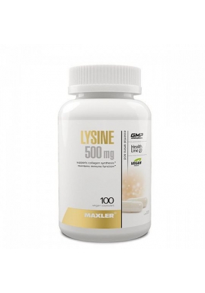 Lysine 500 мг 100 веган. капс. (Maxler)