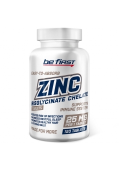 Zinc Bisglycinate Chelate 120 табл (Be First)