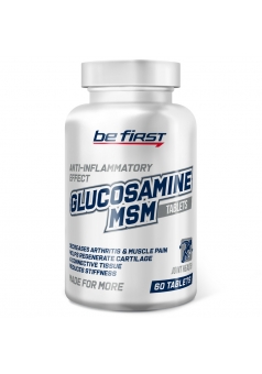 Качественный и эффективный хондропротектор Glucosamine + MSM 60 табл (Be First)