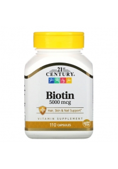 Biotin 5000 мкг 110 капс. (21st Century)