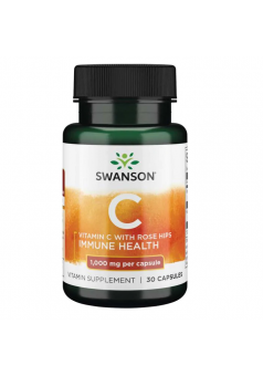 Vitamin C with Rose Hips 1000 мг 30 капс (Swanson)