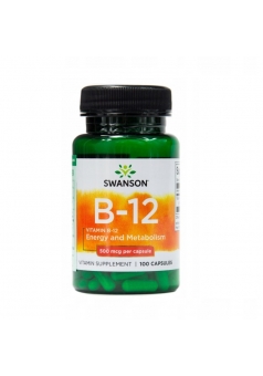 Vitamin B12 500 мг 100 капс (Swanson)