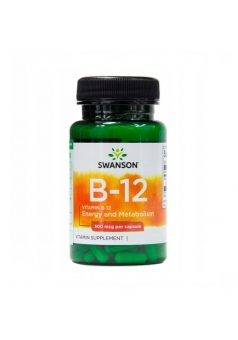 Vitamin B12 500 мг 250 капс (Swanson)
