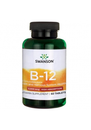 Vitamin B12 5000 мг таб (Swanson)