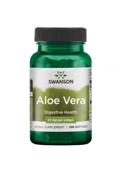 Super Herb Aloe Vera 25 мг 100 капс (Swanson)