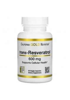 Trans-Resveratrol 600 мг 60 капс (California Gold Nutrition)