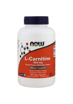 L-Carnitine 500 мг 180 раст капc (NOW)