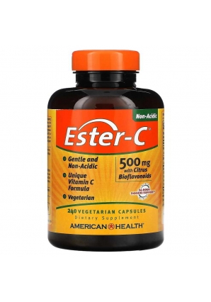 Ester-C with Citrus Bioflavonoids 500 мг 240 вег.капс (American Health)