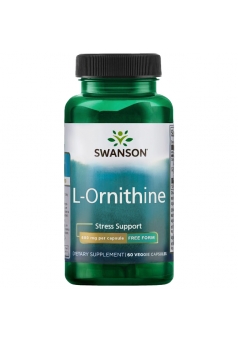 L-Ornithine 500 мг 60 капс (Swanson)