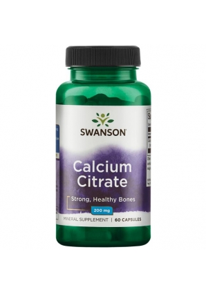 Calcium Citrate 200 мг 60 капс (Swanson)