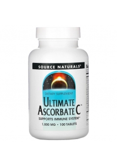 Ultimate Ascorbate C 1000 мг 100 табл (Source Naturals)