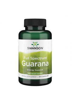 Full Spectrum Guarana 500 мг 100 капс (Swanson)