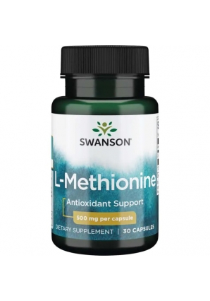 L-Methionine 500 мг 30 капс (Swanson)