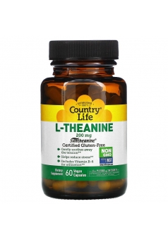 L-Theanine 200 мг 60 капс (Country Life)