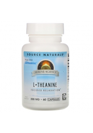 L-Theanine 200 мг 60 капс (Source Naturals)