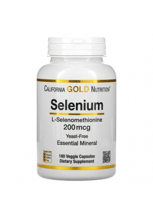 Selenium 200 мкг 180 веган. капс (California Gold Nutrition)