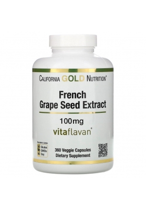 French Grape Seed Extract 100 мг 360 капс (California Gold Nutrition)