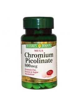 Chromium Picolinate 800 мкг 50 табл (Nature's Bounty)