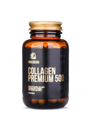 Collagen Premium 500 мг + Vit C 40 мг 120 капс (Grassberg)