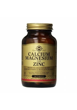 Calcium Magnesium Plus Zinc 100 табл (Solgar)