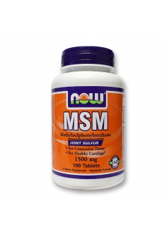 MSM 1500 мг 100 табл (NOW)