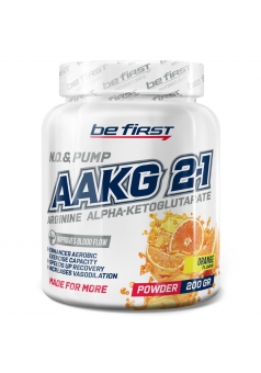 Аргинин порошок увеличение синтеза гормона роста AAKG 2:1 Powder 200 гр (Be First)
