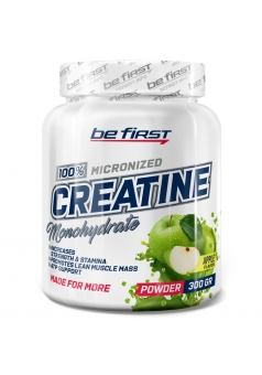 Креатин моногидрат Увеличение мышечной массы Creatine Monohydrate Powder 300 гр Банка (Be First)
