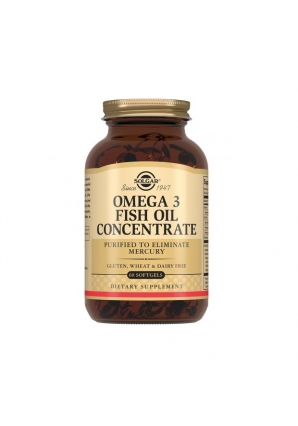 Omega-3 Fish Oil Concentrate 60 капс (Solgar)