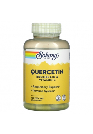 Quercetin, Bromelain & Vitamin C 120 капс (Solaray)