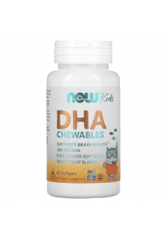 Kids DHA Chewables 100 мг 60 капс (NOW)