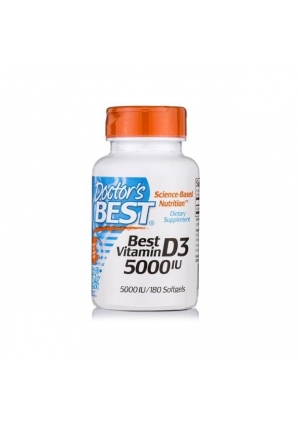 Vitamin D3 125 мкг (5000 МЕ) 180 капс (Doctor's Best)