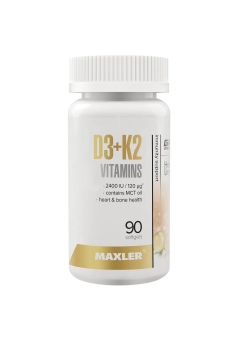 D3+K2 Vitamins 90 капс (Maxler)