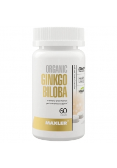 Organic Ginkgo Biloba 60 табл (Maxler)