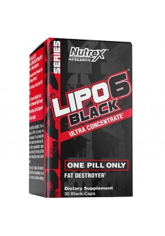 Lipo 6 Black Ultra Concentrate 30 капс USA (Nutrex)